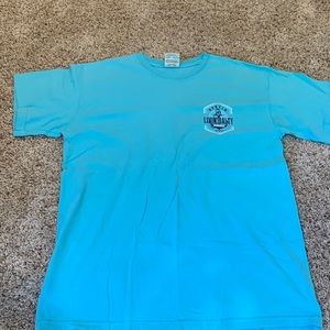 Turquoise Comfort Colors Destin Tee